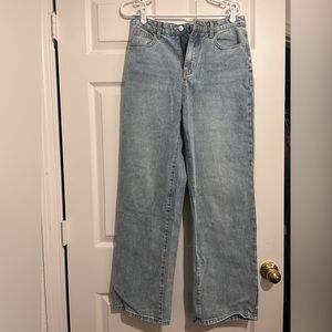 Light wash jeans
